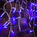 Электрогирлянда универсальная Neon-night 255-163 бахрома 4.8x4.8 м 176 ламп синий 1 режим работы