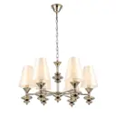 Люстра потолочная EVOLUCE SL1137.103.06, 6 ламп, 18 м², цвет разноцветный