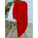Плед Almaforhome Соты/кирпкрас, 215x140 см, трикотаж, цвет оранжевый