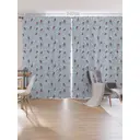 Штора Joyarty "Снегири пригрелись на ветке" на шторной ленте 265х170 цвет красный