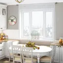 Тюль Дождик YML529 на шторной ленте 210x200 см, цвет белый