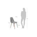 Стул Bradex Comfort 49x86x43 см бежевый