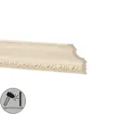 Плинтус потолочный полистирол Decomaster 148D-18D бежевый 30х45х2000 мм