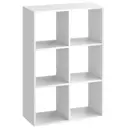 Стеллаж SPACEO KUB 3x2К, 70х104х31,7 см, цвет белый