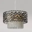Люстра подвесная Crystal Lux 4 лампы цвет никель