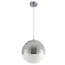 Светильник потолочный Crystal Lux OPTIMA OPTIMA SP1 CHROME D300 1 лампа 4 м² цвет хром