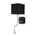 Настенный светильник Crystal Lux PACO PACO AP2 CHROME/BLACK цвет черный