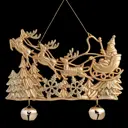 Ёлочная игрушка ErichKrause® Decor 51148, 11x2см 1шт Золотой