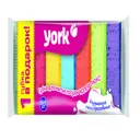 Губки York Колор Люкс 6+1 шт