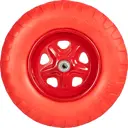 Колесо для тачки PU 400/309/509/709 390 мм цвет красный