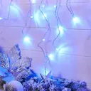 Гирлянда светодиодная Айсикл 1.8x0.5 м 48 LED цвет синий