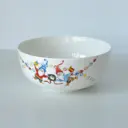 Миска Myatashop гномы фарфор цвет белый/красный/голубой 34.66.86.3