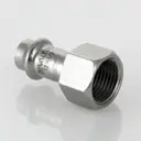 Соединитель Valtec наружная резьба 22x1" мм нержавеющая сталь