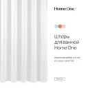 Штора для ванны Home One Checkered 372252 180x180 см цвет белый
