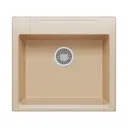Мойка прямоугольная 56x20x51 см POLYGRAN искусственный камень цвет бежевый