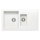 Мойка прямоугольная 87x20x50 см POLYGRAN искусственный камень цвет белый