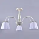 Люстра потолочная РОССВЕТ Конгресс РС21049 WT+FG_3C 3 лампы 10 м² цвет белый