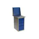 Верстак-мини слесарный металлический Ironmebel ML4 с экраном