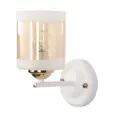 Светильник настенный Jlight Kira 3137/1W E27 60 В цвет белый/золотой