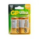 Батарейка GP Ultra D (LR20) алкалиновая 2 шт.