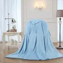 Плед Павлина P0046010321, 200x150 см, велсофт, цвет голубой