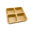 Менажница Termico 26.5x26.5x6 см бамбук цвет бежевый
