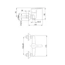 Смеситель для душа Istok life Standard 0402.727 однорычажный цвет хром