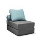 Кресло Tamm'antimebel Soft 70x50x100 см велюр серый IQ021