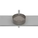 Раковина Roca Inspira Round накладная 37x37 см кофейный 327523660