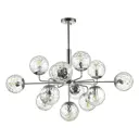 Люстра потолочная ODEON LIGHT MODERN 13 ламп 26 м² цвет серый