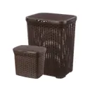 Корзина Violet 811545+2 30x58x38 см полипропилен цвет коричневый 2 шт