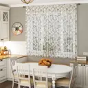 Тюль для кухни батист печать "coffee" 300x200 цвет бежевый/коричневый на шторной ленте
