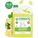 Антибактериальное увлажняющее мыло Synergetic Имбирь и бергамот гипоаллергенное 3.5 л