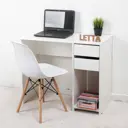Стол компьютерный LETTA Ультра 90x75x45 см ЛДСП цвет белый 2496