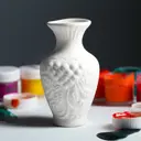 Фигурка-раскраска "Вазончик" 10.5 см, под роспись