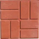 Плитка полимерпесчаная 330x330x35 мм терракот