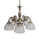 Люстра подвесная Abrasax HSD89540/5 5 ламп цвет коричневый