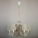 Люстра подвесная Abrasax 2031/6 (cream pearl) 6 ламп цвет бежевый