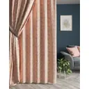 Штора жаккард Веточки 170x260 цвет бежевый на шторной ленте