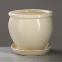 Горшок цветочный 1309262 Ориана 10 см 5 л керамика бежевый