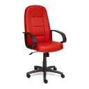 Кресло Tetchair СН747, кож/зам, красный