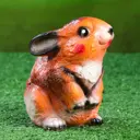 Садовая фигура Хорошие сувениры Заяц коричневый цвет 15 см