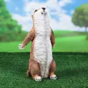 Садовая фигура Хорошие сувениры Сурок лапки сзади бежевая полистоун 31 см