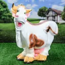 Садовая фигура Хорошие сувениры Корова коричневая 56x55см