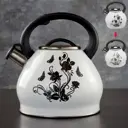 Чайник для плиты Доляна 4501430 3 л нержавеющая сталь цвет белый