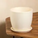 Горшок цветочный 2890151 Керамика ручной работы 10 см 3 л керамика бежевый