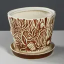 Горшок цветочный 1475906 Керамика ручной работы 10 см 3 л керамика бежевый