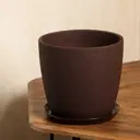 Горшок цветочный 2690341 Керамика ручной работы 10 см 5 л керамика коричневый