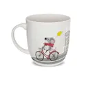 Кружка 380 мл Priority Догони меня фарфор цвет разноцветный