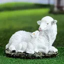 Садовая фигура Овца с овечкой 24x17x16см